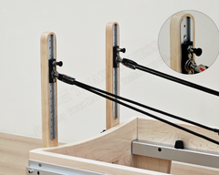 DZ132-3S maple wood movable footbar pilates reformer machine