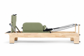 DZ1831 Oak Wood Professional Studio Reformer with Polished Stainless Steel Components