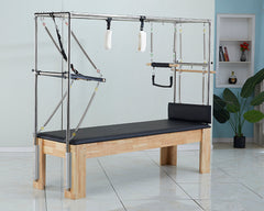 DZ131-1 Oak Wood Equipment Reformer Pilates Full Tower Bed Machine