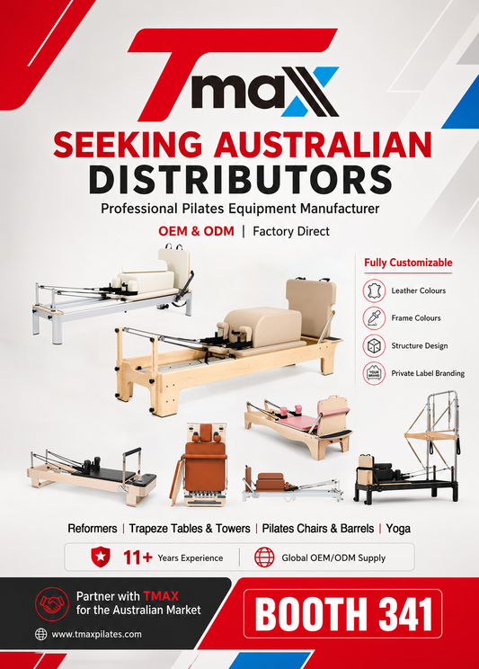 TMAX invitation to AusFitness Industry 2026 at Booth 341, ICC Sydney