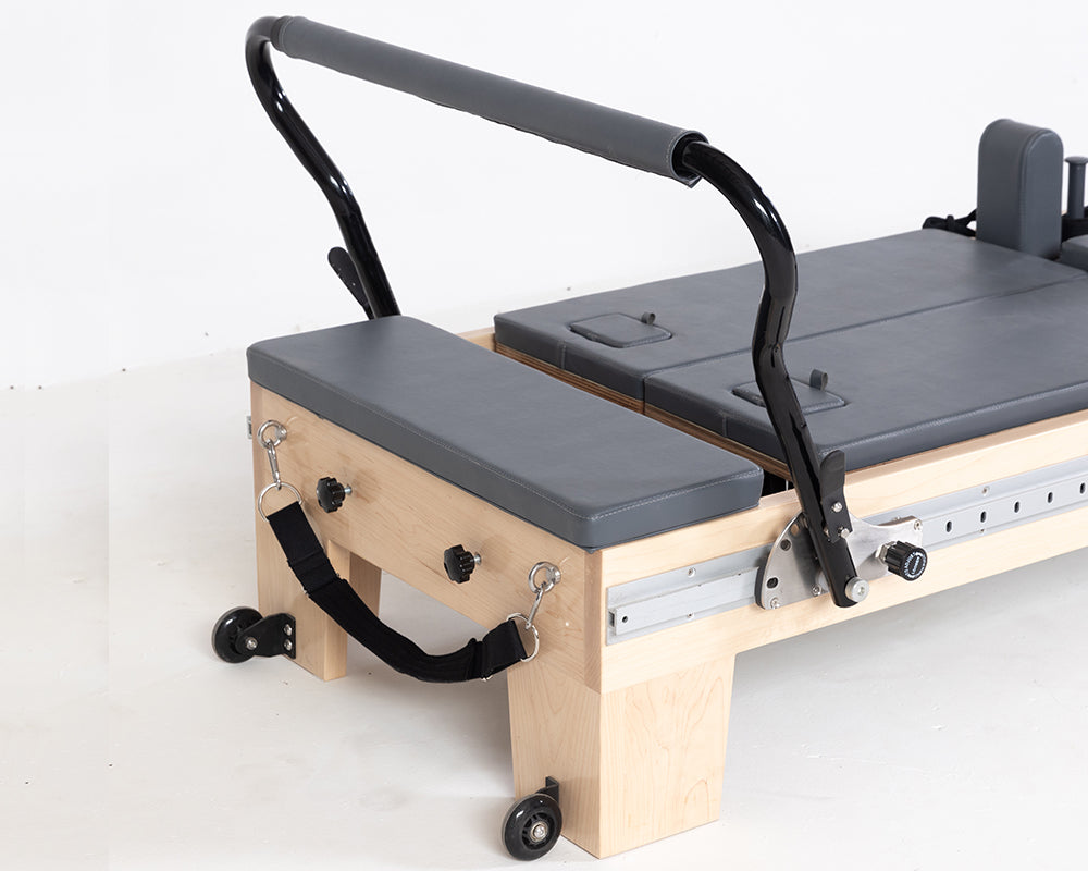 DZ132-4TS maple wood movable footbar two-way rail pilates reformer machine