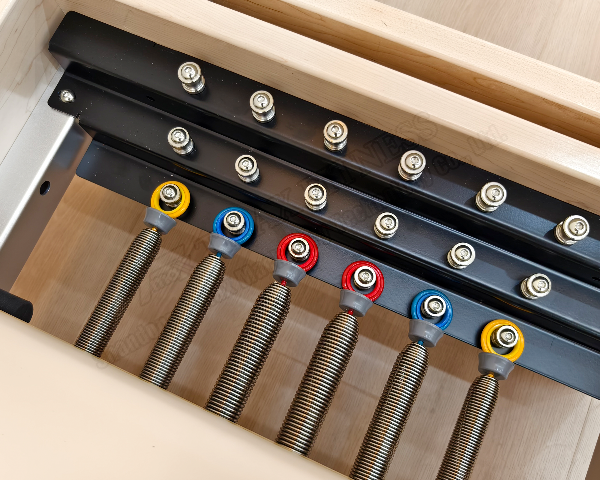DZ132-3S maple wood movable footbar pilates reformer machine