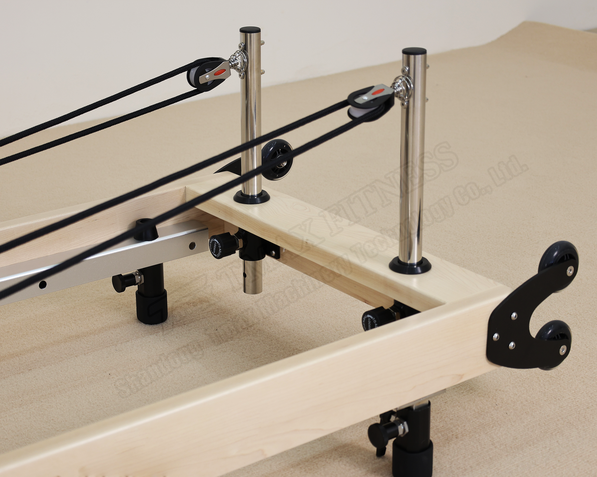 DZ155 Mample wood foldable pilates reformer