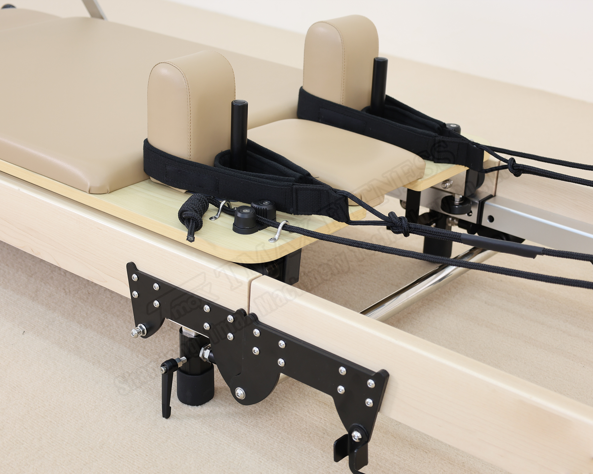 DZ155 Mample wood foldable pilates reformer
