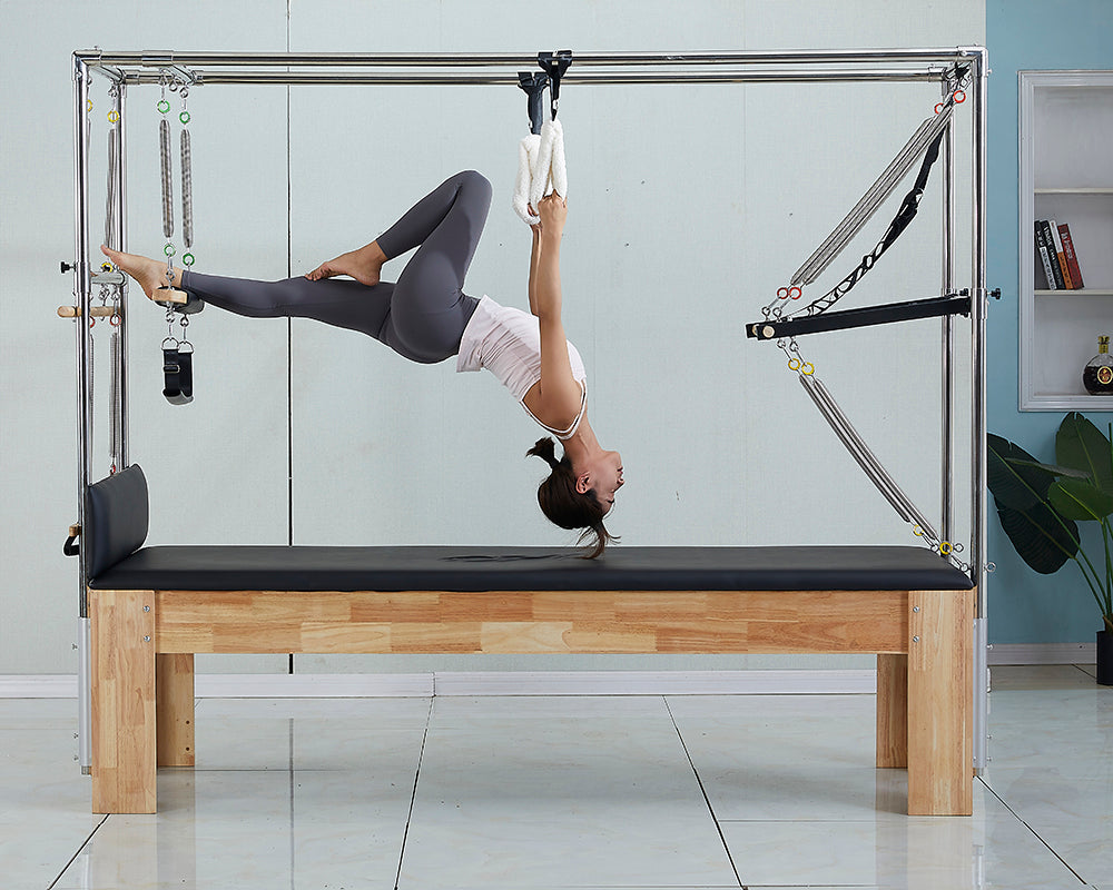 DZ131-3 Maple Wood Equipment Reformer Pilates Full Tower Bed
