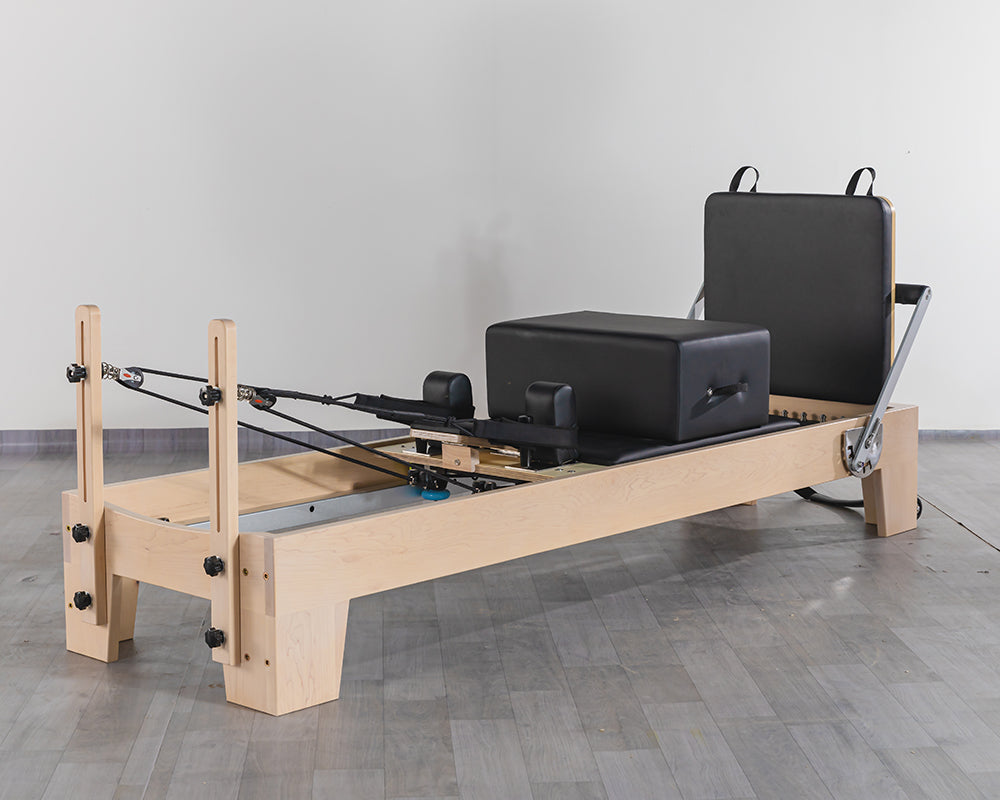 DZ132-1 Oak wood Pilates reformer equipment – TmaxPilates