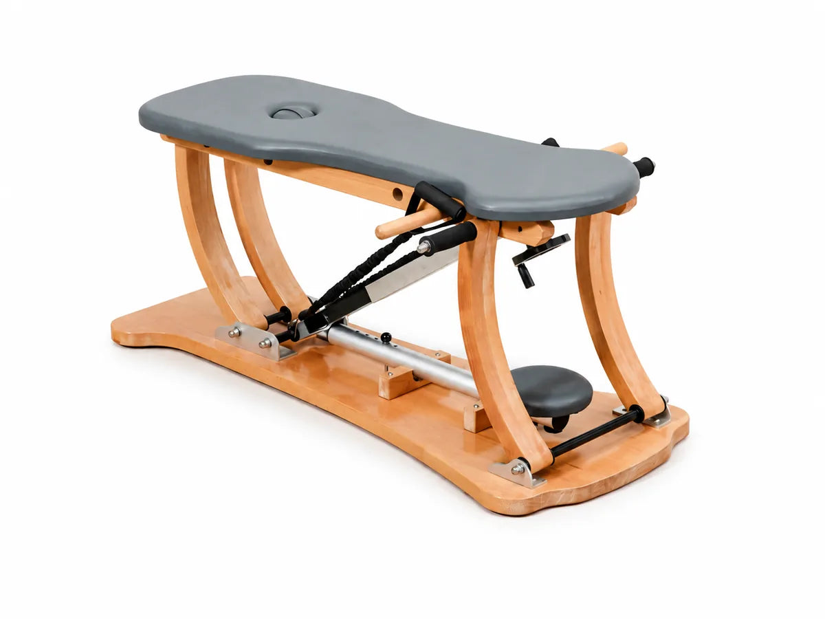 DZ1422 adjustable beech wood movement training bench, side view