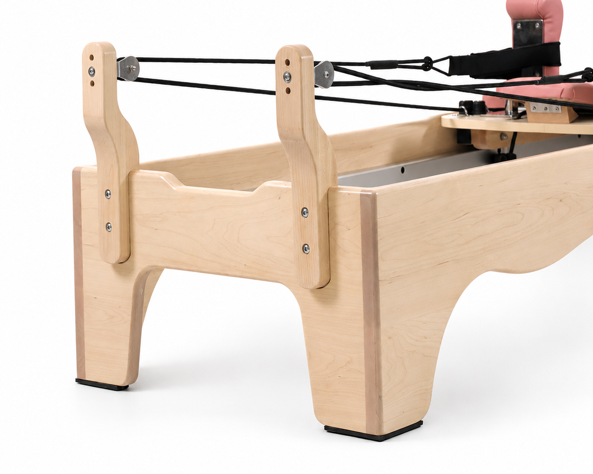 DZ184 wooden Pilates reformer with adjustable footbar