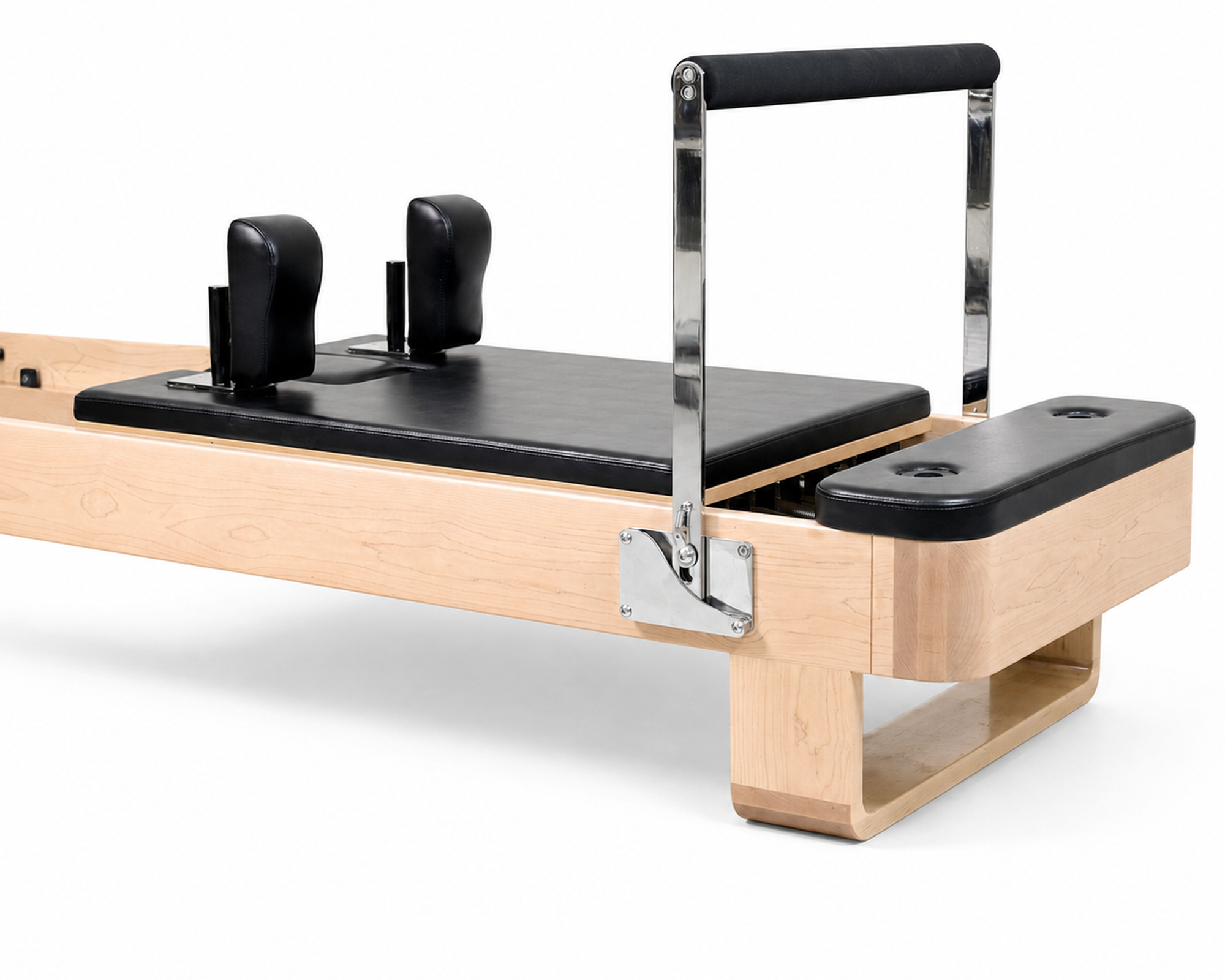 DZ185 wooden Pilates reformer with adjustable footbar