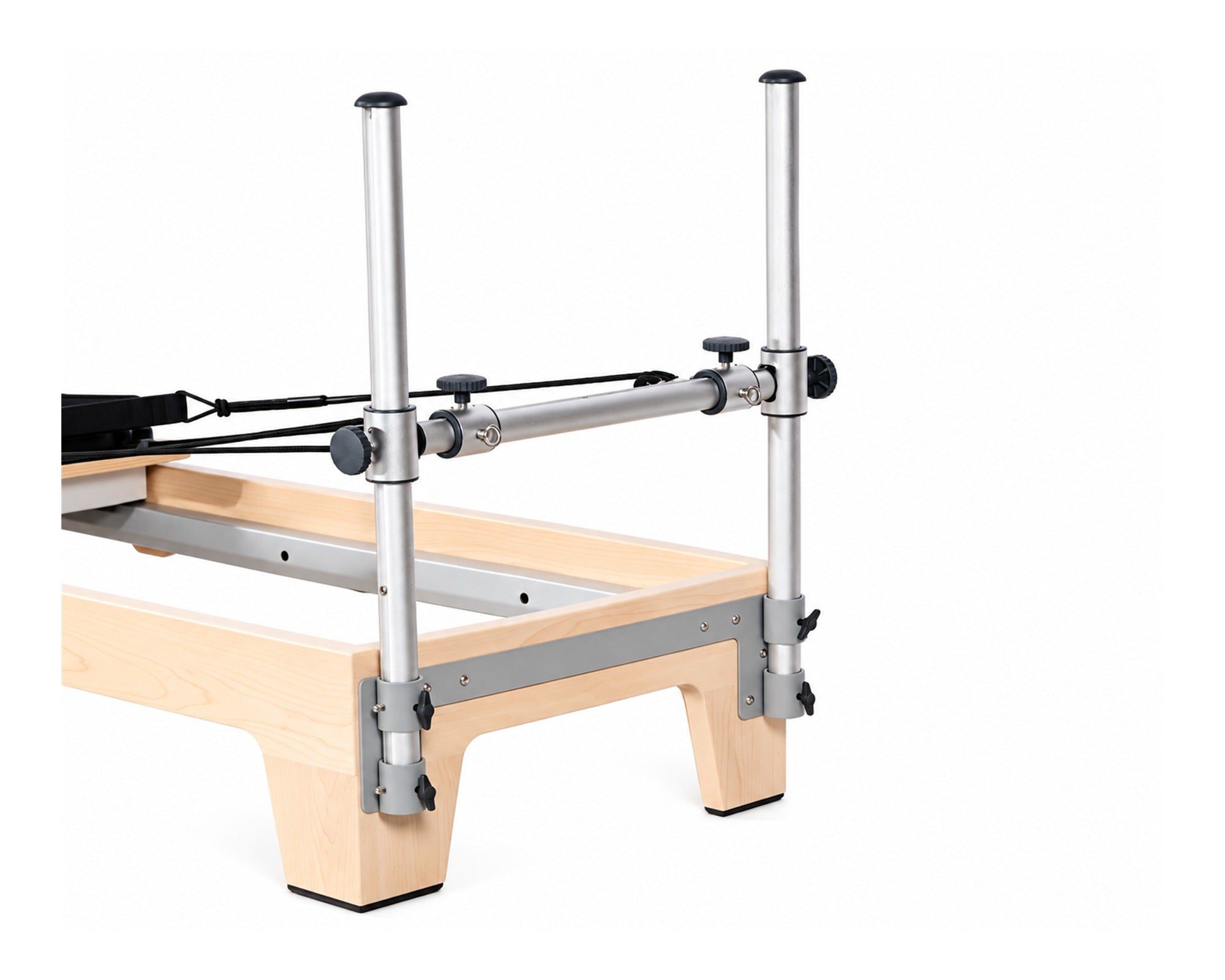 DZ1862 Pilates reformer rope risers and pulley mounts adjustable in height and width